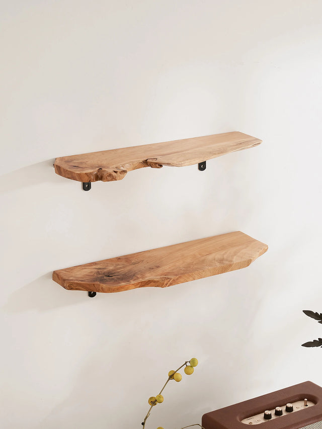 Live Edge Floating Wall Shelf