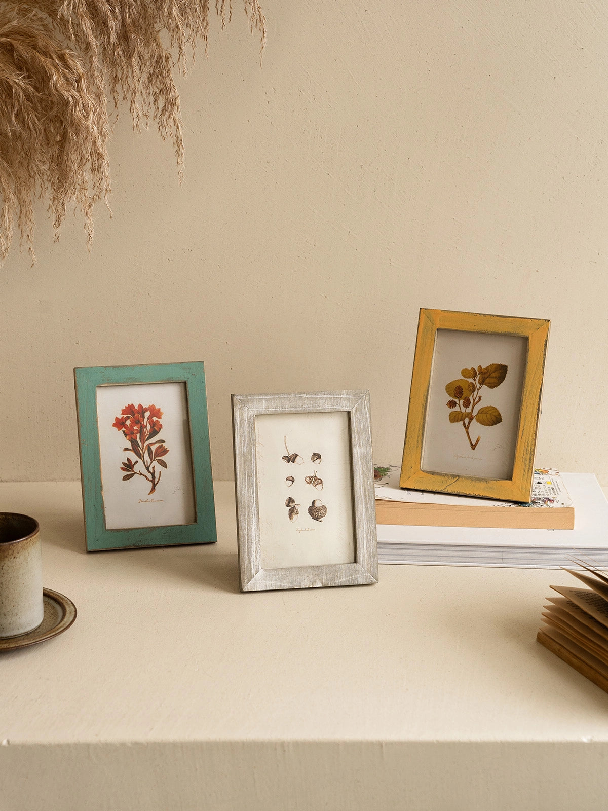 Botanical Antiqued Frames