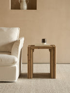 Alder 17" Reclaimed Wood Side Table