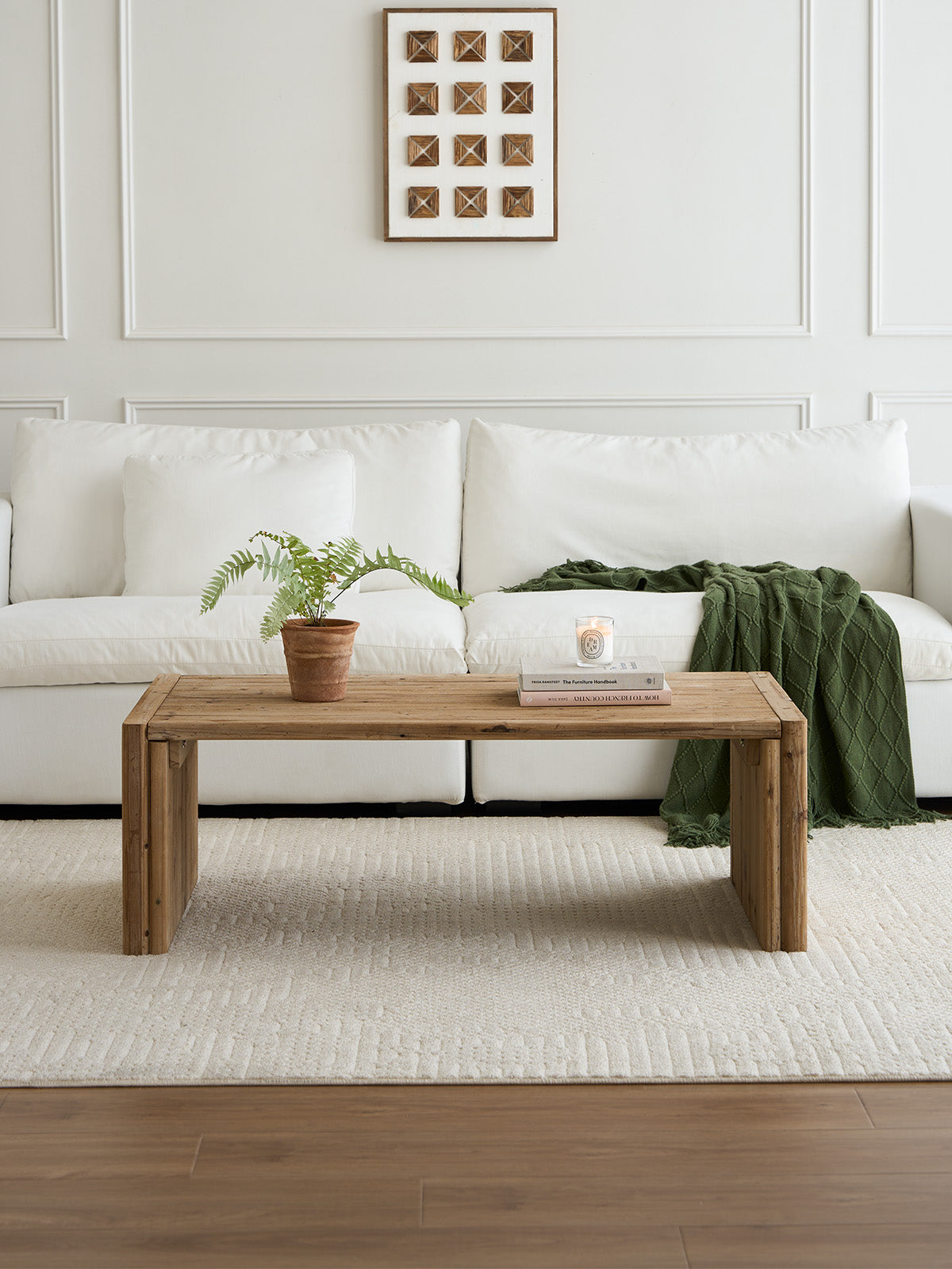 Alder 25" Reclaimed Wood Side Table