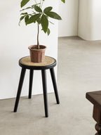 Round Wood Stool