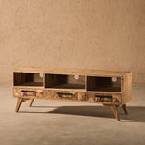 Reclaimed Wood TV Stand for TV Up to 60"