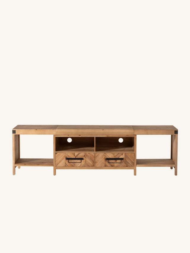 Acadia Fully-Assembled TV Stand for Up to 80" TV