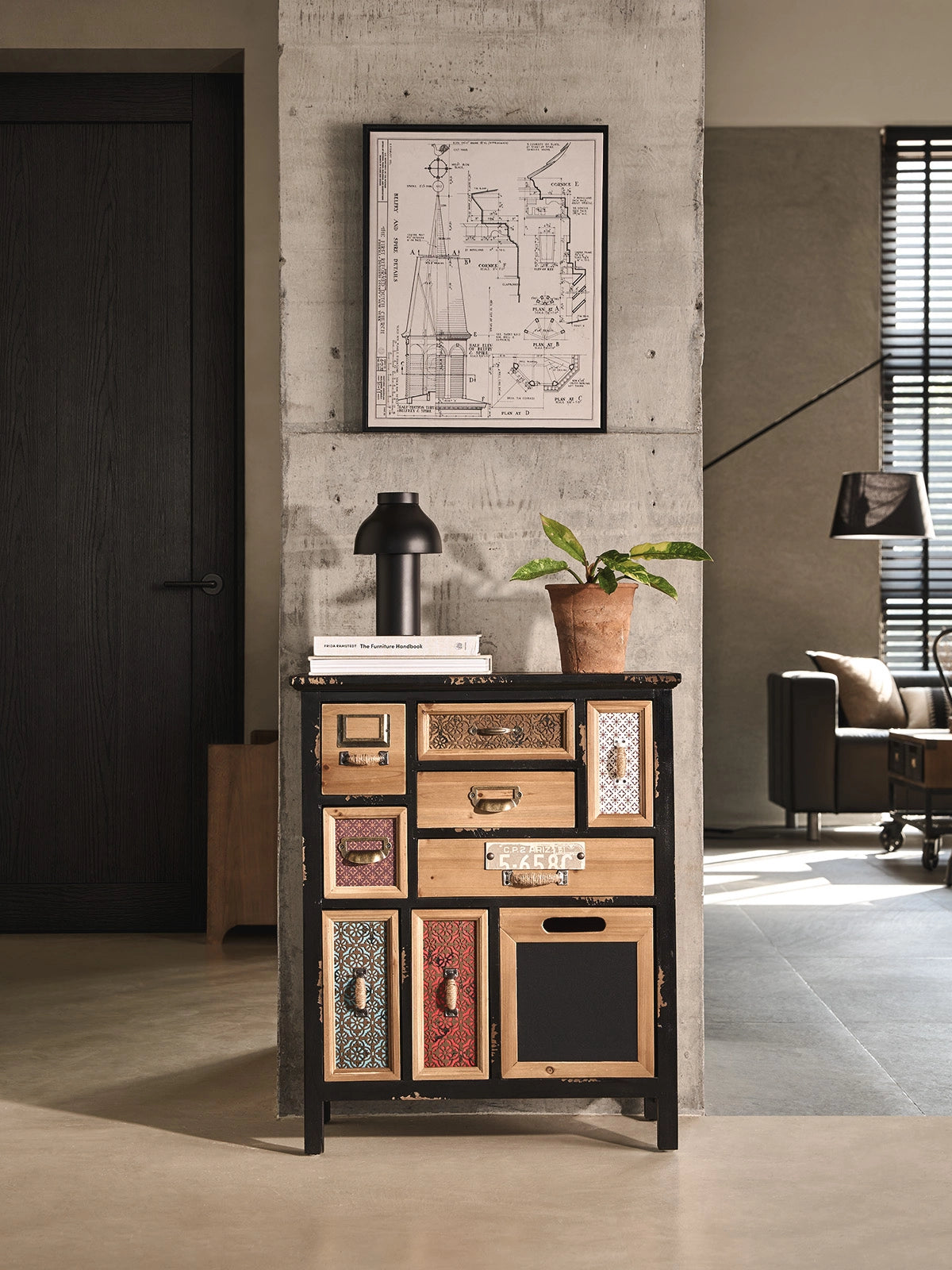 Mirelith Faux-Drawer Side Table