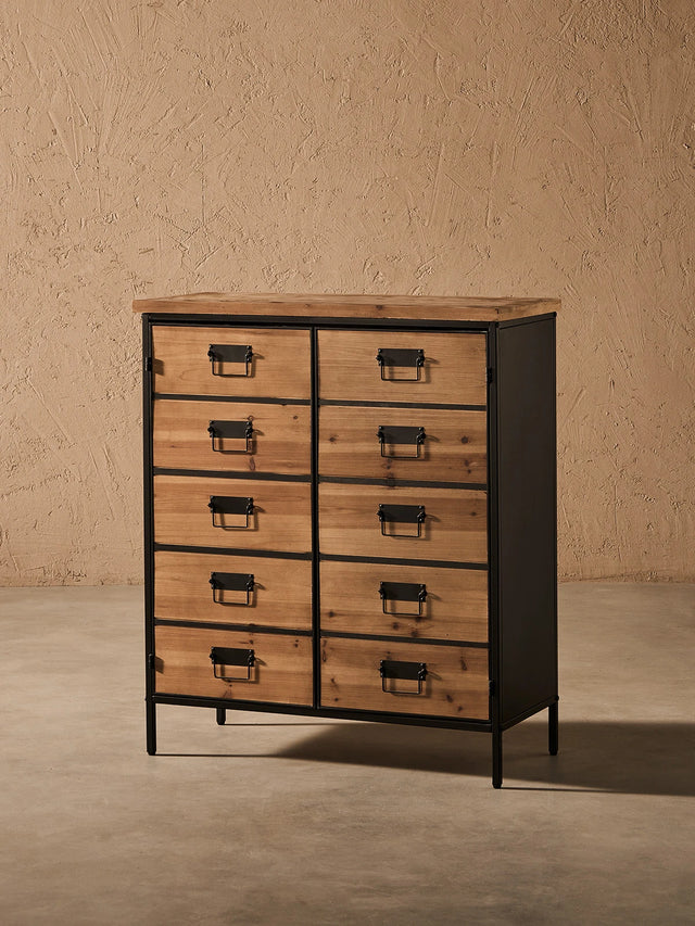 Rhylen Faux-Drawer Cabinet