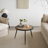 Round Rattan Coffee Table