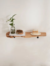Live Edge Floating Wall Shelf