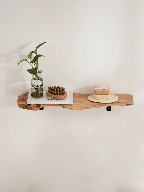 Live Edge Floating Wall Shelf