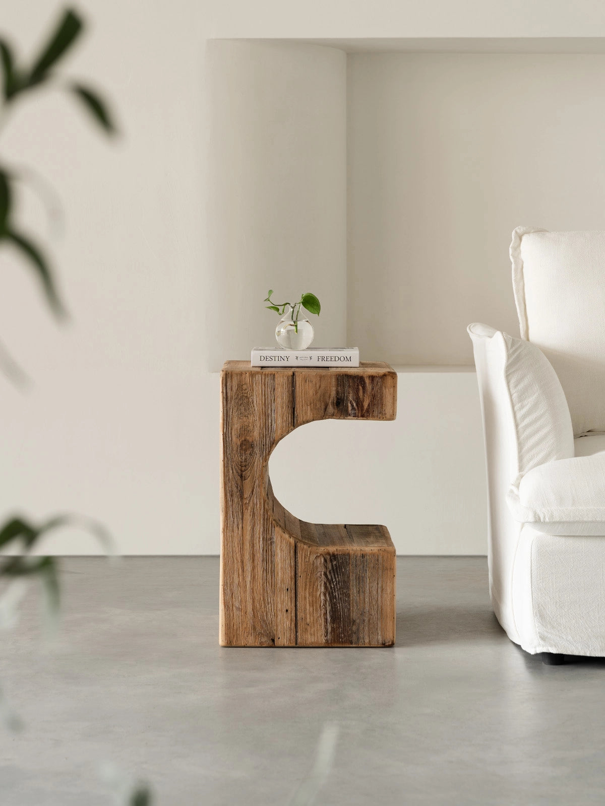 Mason C-Shape Side Table