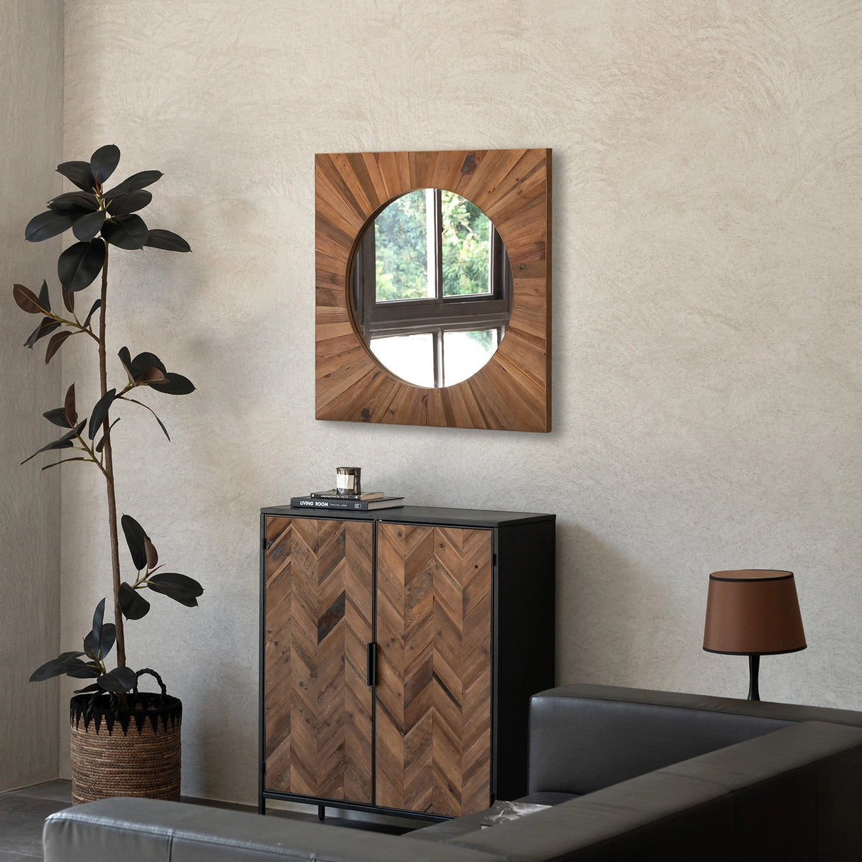 Acadia 31.5" Square Mirror