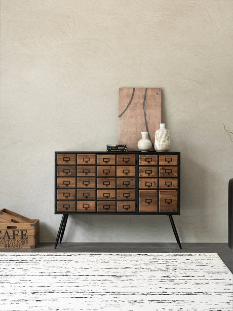 Apothecary 43"x33" Faux-Drawer Cabinet