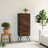 Apothecary 55" Tall Faux-Drawer Cabinet