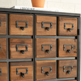 Apothecary 55" Tall Faux-Drawer Cabinet