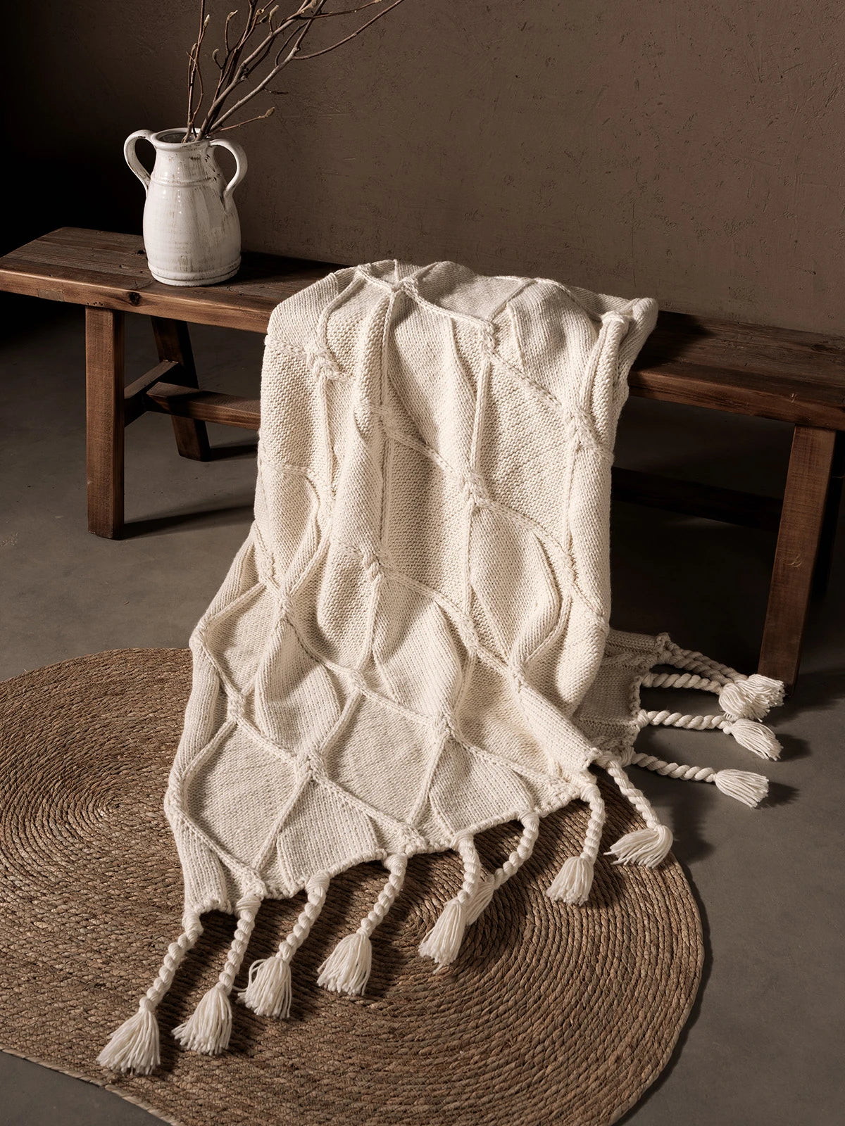Albion Fringe Throw