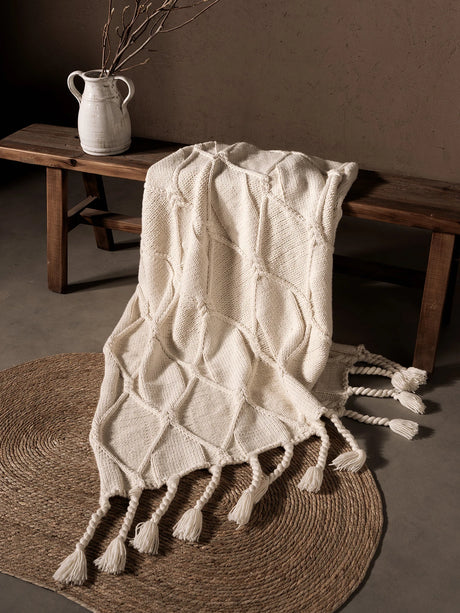 Albion 59" x 47" Fringe Throw