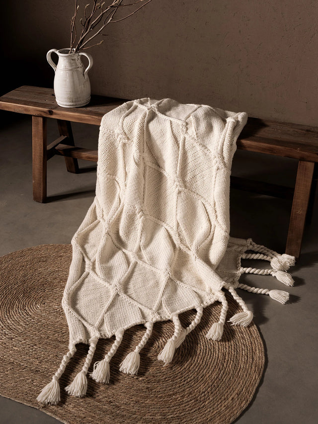 Albion 59" x 47" Fringe Throw