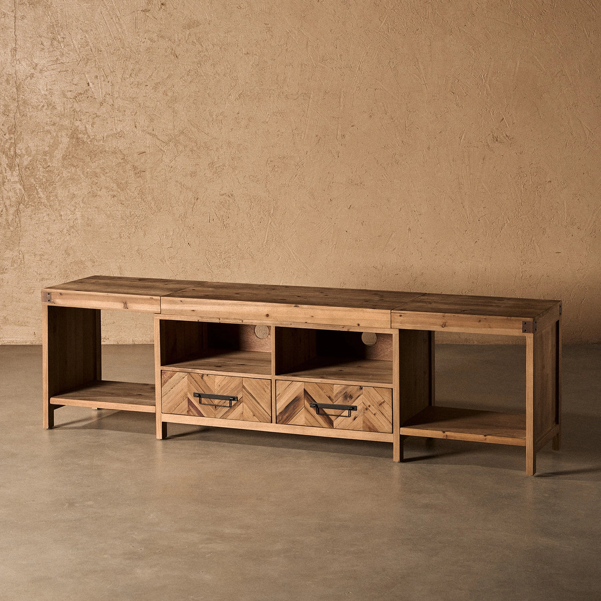 Acadia Fully-Assembled TV Stand for Up to 80" TV