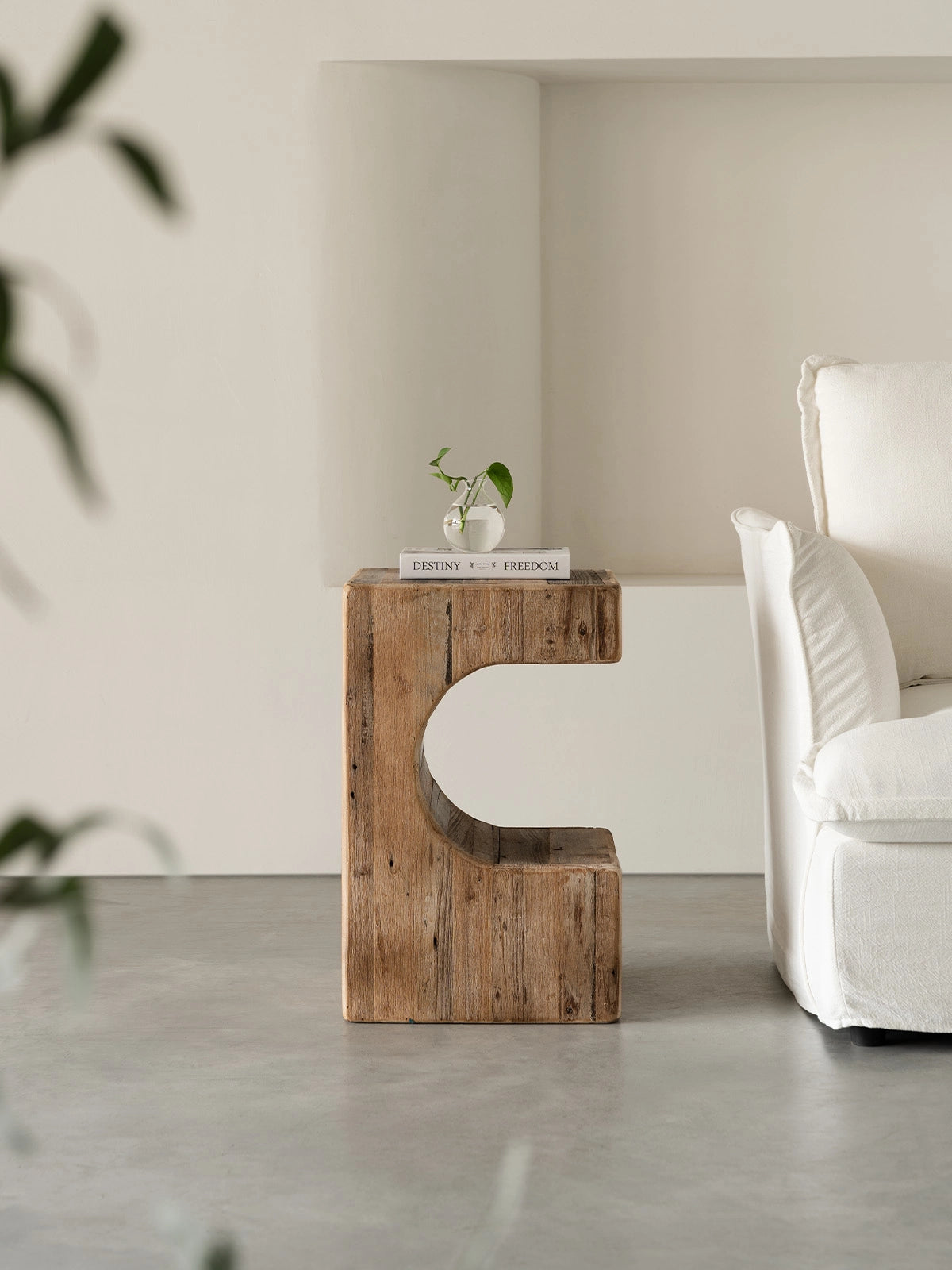 Mason C-Shape Side Table