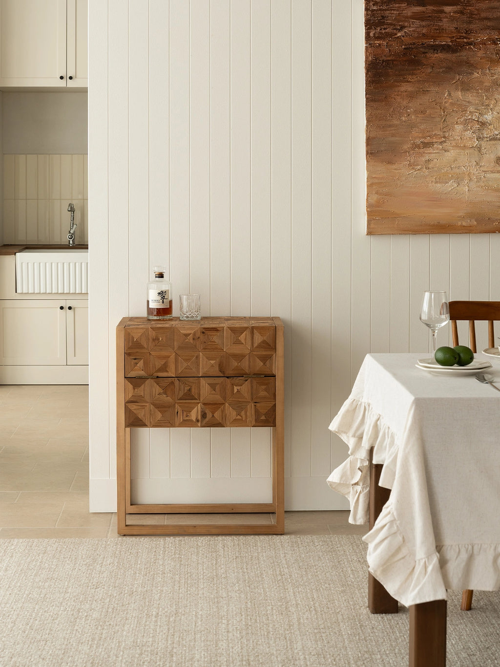 Sierra Fold-Down Bar Cabinet