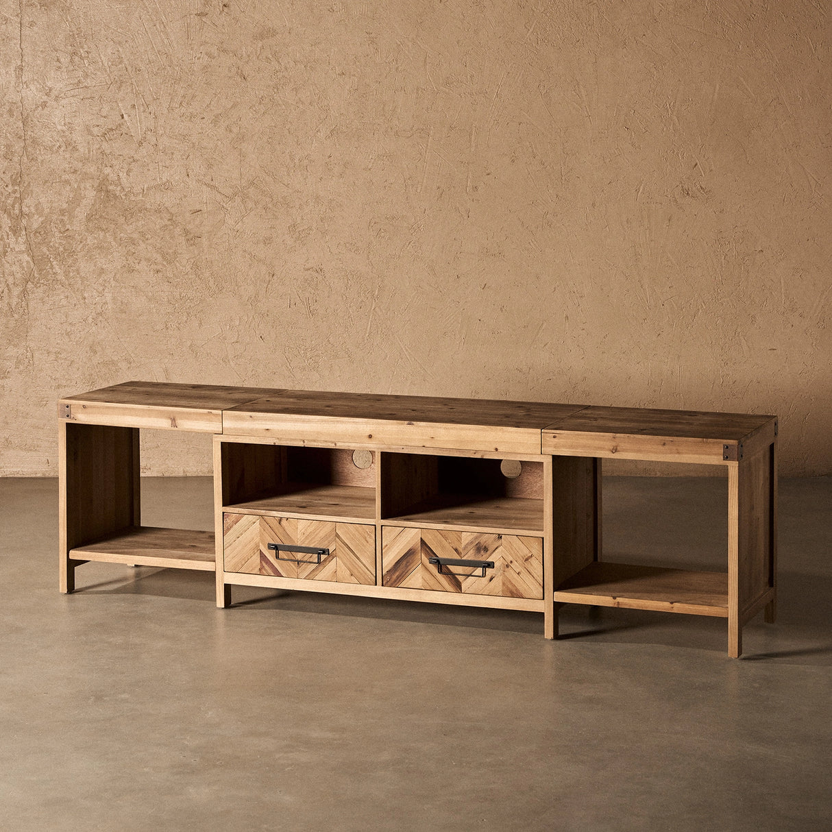 Acadia Fully-Assembled TV Stand for Up to 80" TV