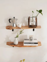 Live Edge Floating Wall Shelf