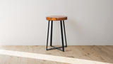 Natural Wood Stool with Paulownia Wood