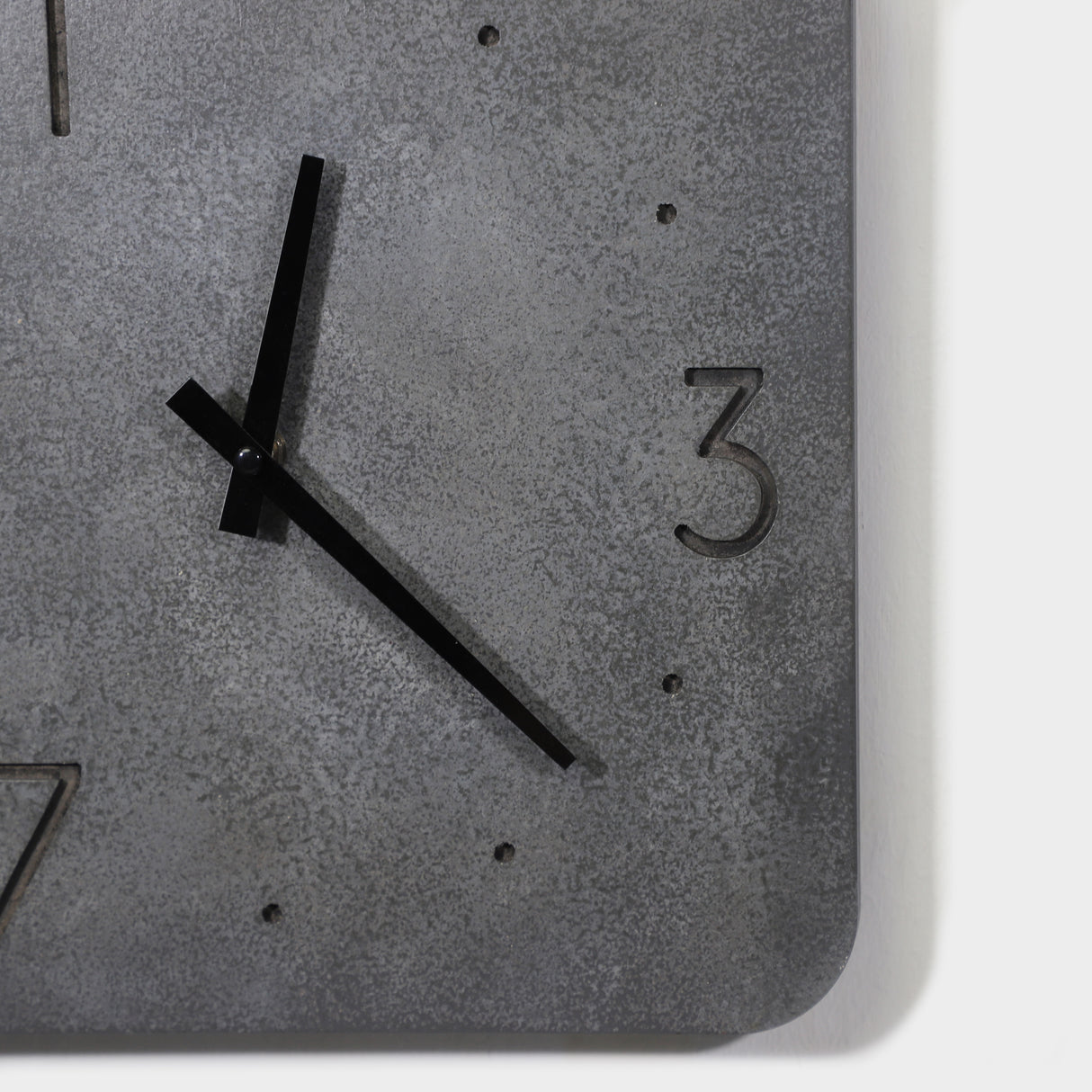 Cement-Accent Wall Clock