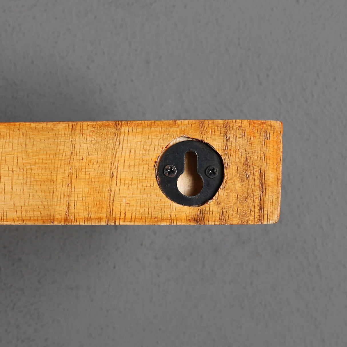 Small Live Edge Floating Wall Shelf with Paulownia Wood