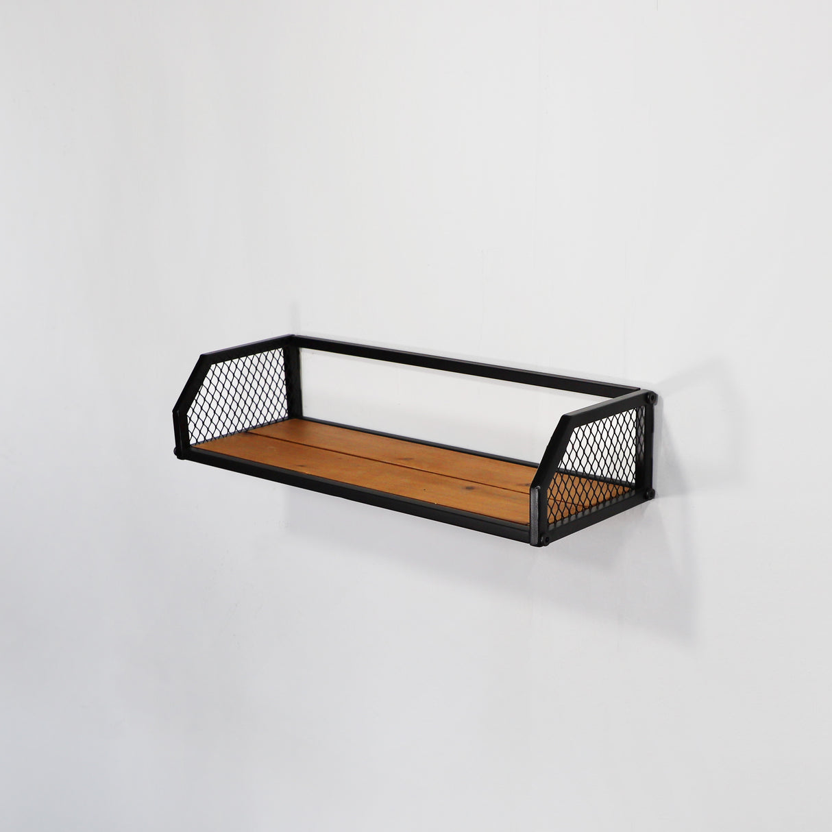 Floating Wall Shelf with Adjustable Hangers