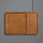 Bamboo Valet Tray with Wireless Charging